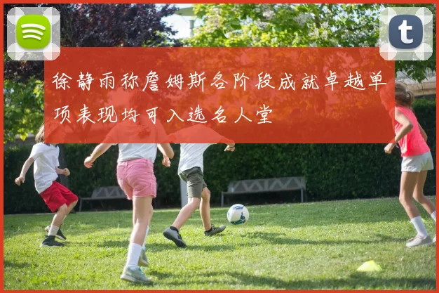 徐静雨称詹姆斯各阶段成就卓越单项表现均可入选名人堂